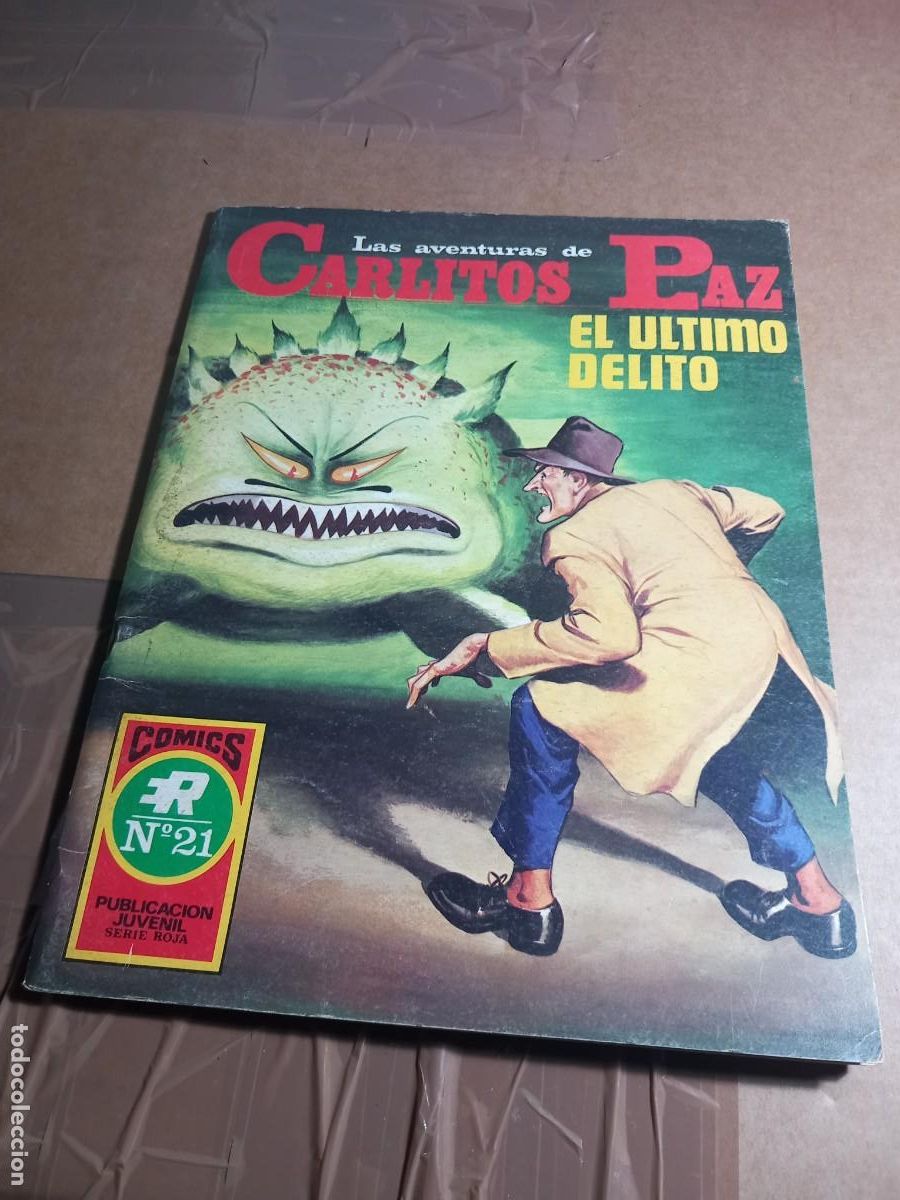 Tebeos: LAS AVENTURAS DE CARLITOS PAZ N&deg; 21 EL ULTIMO DELITO EDITORIAL ROLLAN