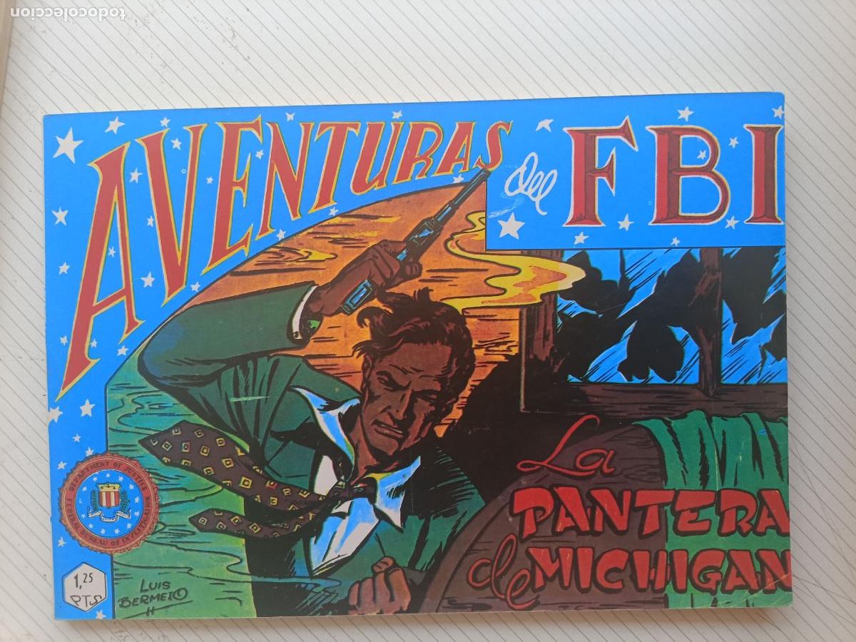 Tebeos: Aventuras del FBI. Tomo encuadernado de 6 n&uacute;meros. 1981