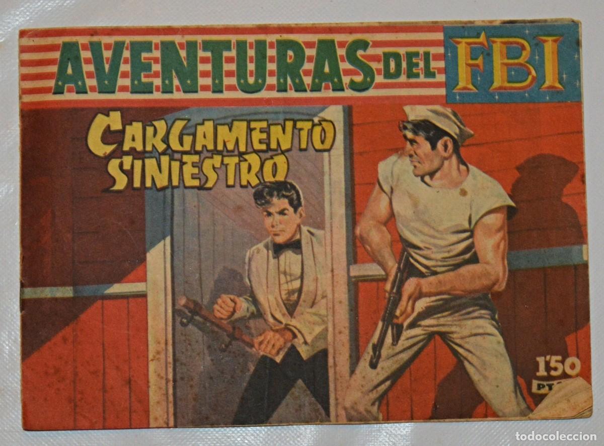 Comics: AVENTURAS DEL FBI - ORIGINAL - CARGAMENTO SINIESTRO - ROLL&Aacute;N 1960 - 243