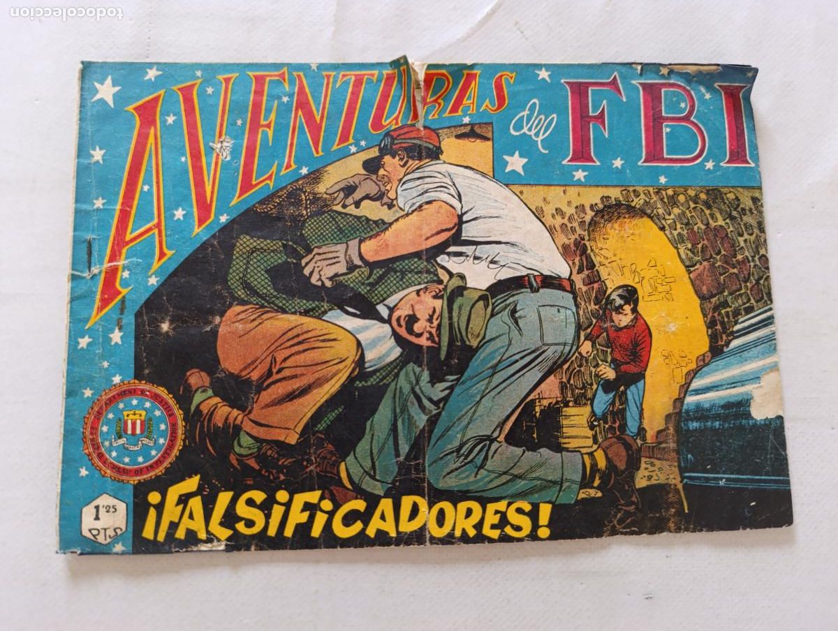 Tebeos: AVENTURAS DEL FBI N&ordm; 132 - &iexcl;FALSIFICADORES! - ORIGINAL - ROLLAN (HV)