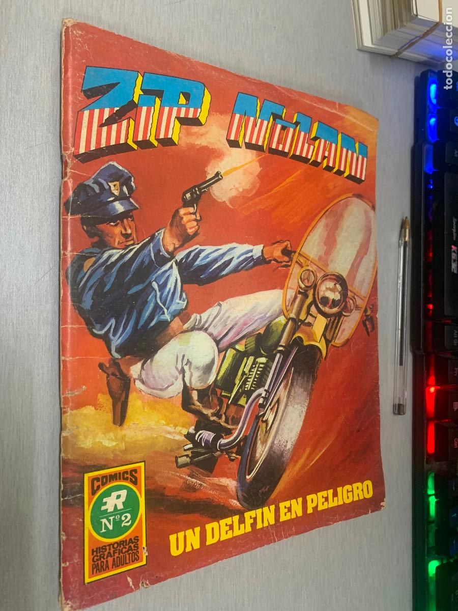 Tebeos: ZIP NOLAN N&ordm; 2: UN DELF&Iacute;N EN PELIGRO / SERIE ROJA 14 - ED. ROLL&Aacute;N 1973