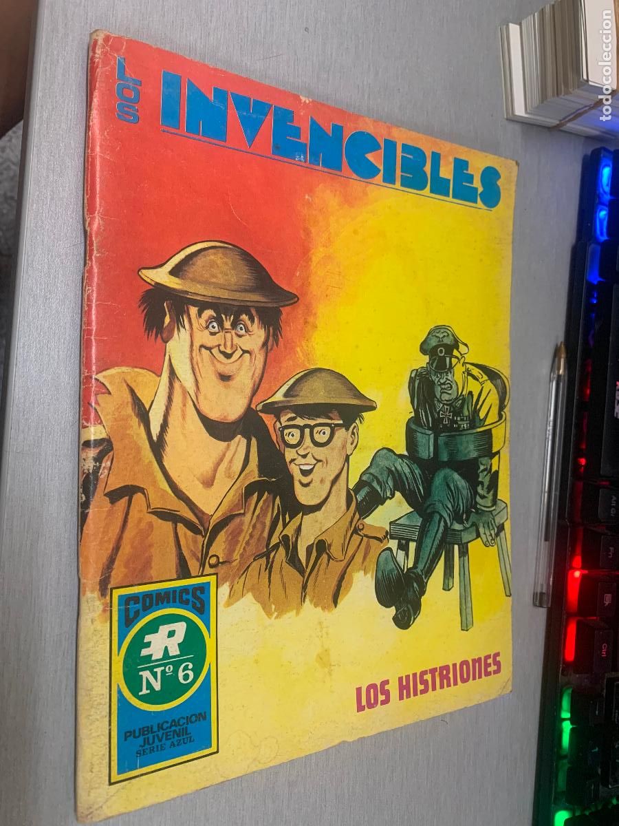 Tebeos: LOS INVENCIBLES N&ordm; 4: LOS HISTRIONES / SERIE AZUL 6 - ED. ROLL&Aacute;N 1973