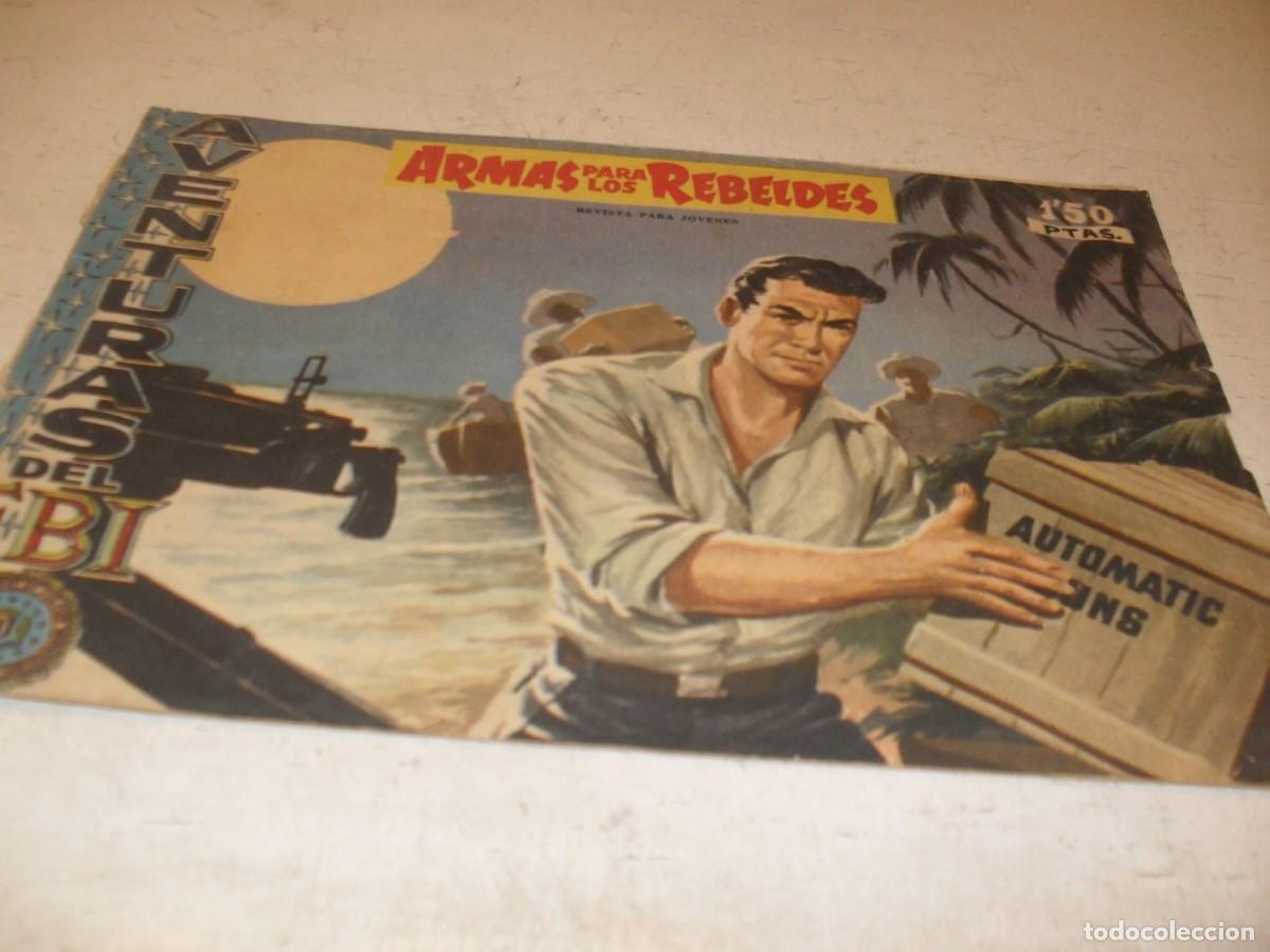 Tebeos: (ORIGINAL),AVENTURAS DEL FBI N&ordm; 194,ARMAS PARA LOS REBELDES.ROLLAN,1951