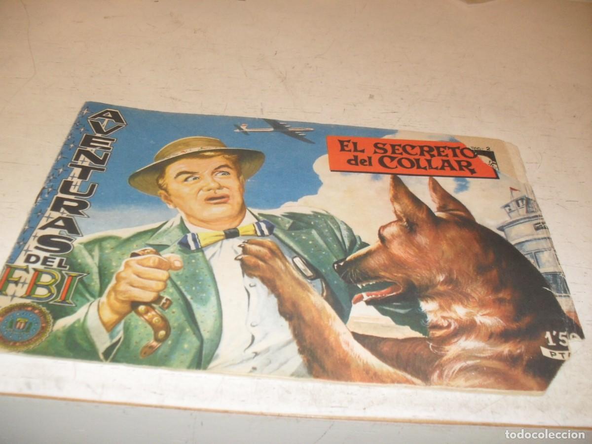 Tebeos: (ORIGINAL),AVENTURAS DEL FBI N&ordm; 166,EL SECRETO DEL COLLAR.ROLLAN,1951