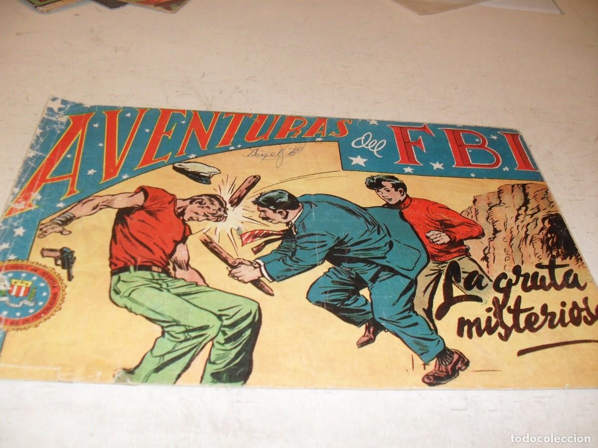 Tebeos: (ORIGINAL),AVENTURAS DEL FBI N&ordm; 76,LA GRUTA MISTERIOSA.ROLLAN,1951