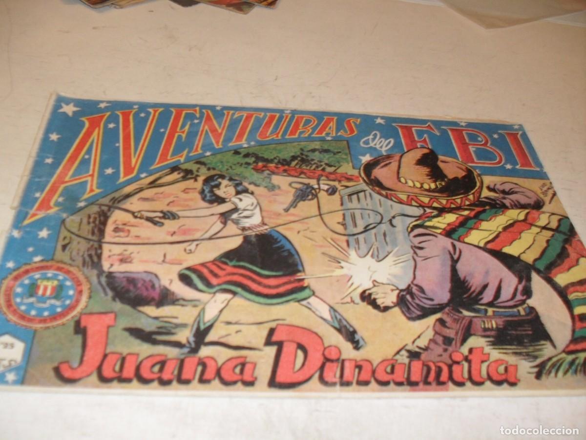 Tebeos: (ORIGINAL),AVENTURAS DEL FBI N&ordm; 40,JUANA CALAMIDAD.ROLLAN,1951
