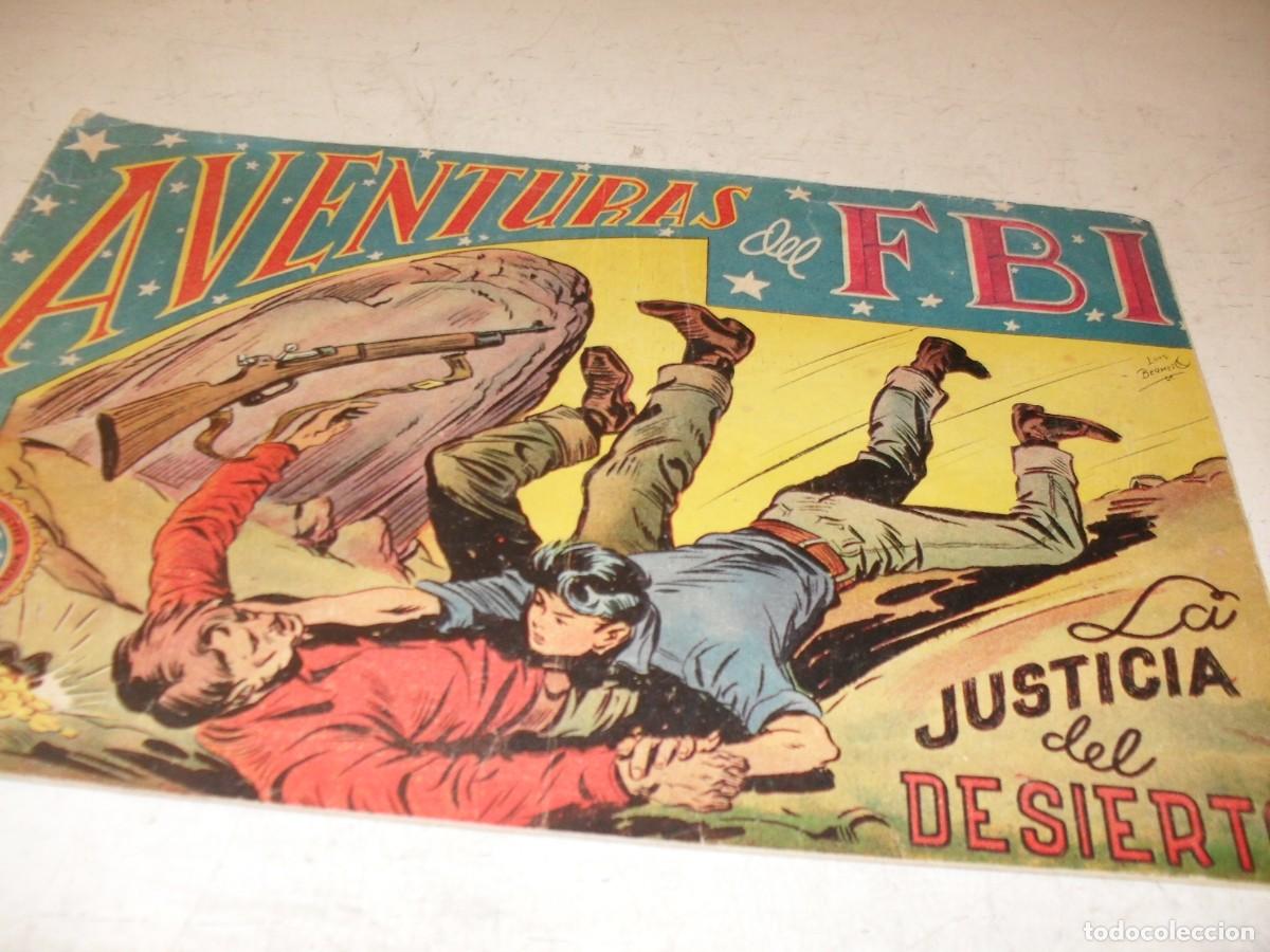 Tebeos: (ORIGINAL),AVENTURAS DEL FBI N&ordm; 58,LA JUSTICIA DEL DESIERT0.ROLLAN,1951