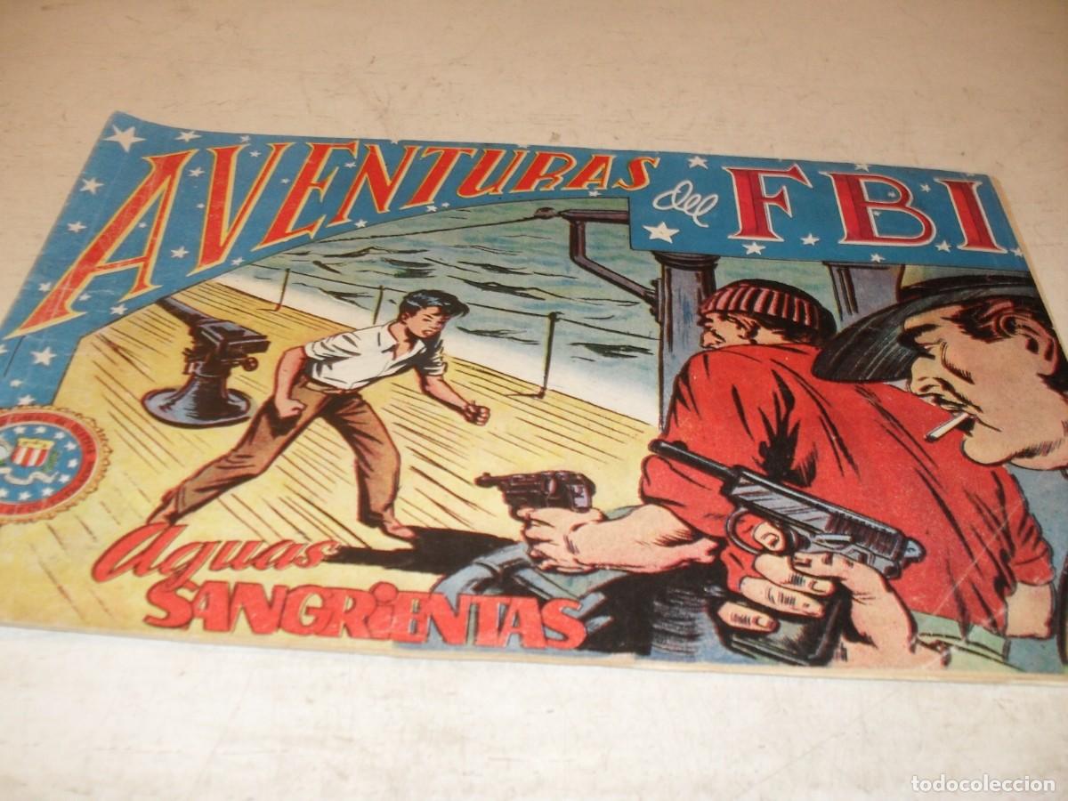 Tebeos: (ORIGINAL),AVENTURAS DEL FBI N&ordm; 38,AGUAS SANGRIENTAS.ROLLAN,1951