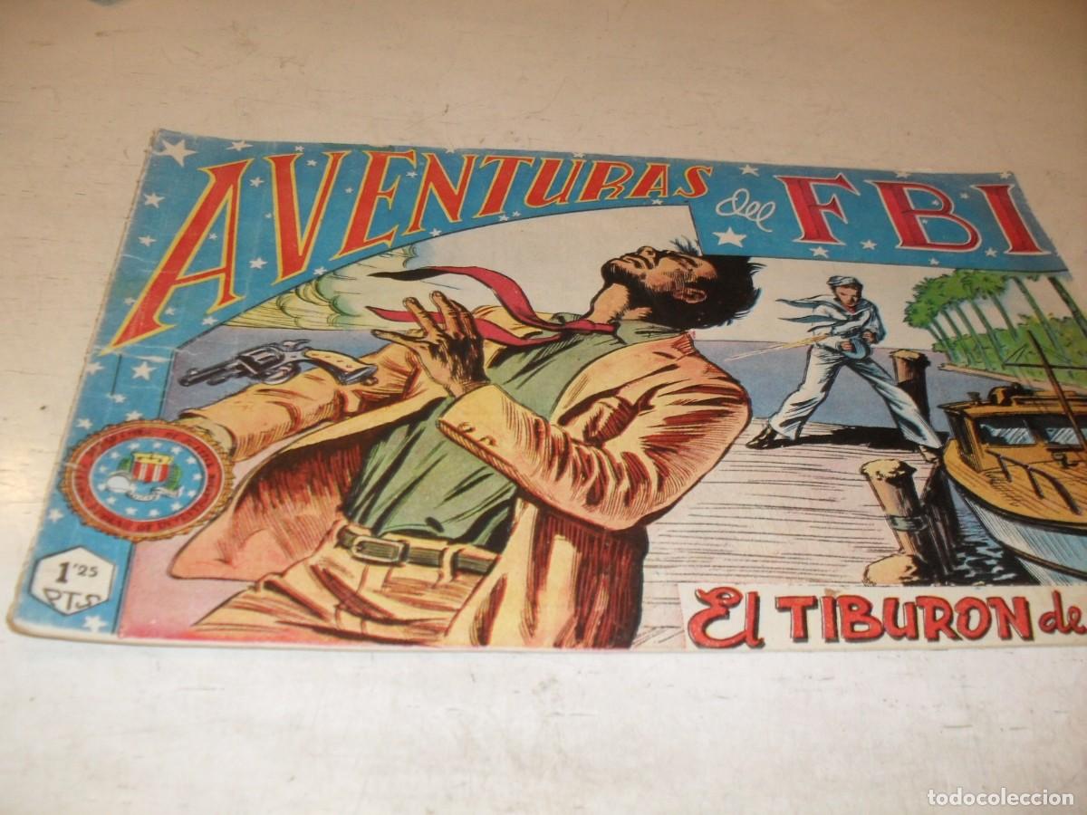 Tebeos: (ORIGINAL),AVENTURAS DEL FBI N&ordm; 37,EL TIBURON DE ACERO.ROLLAN,1951