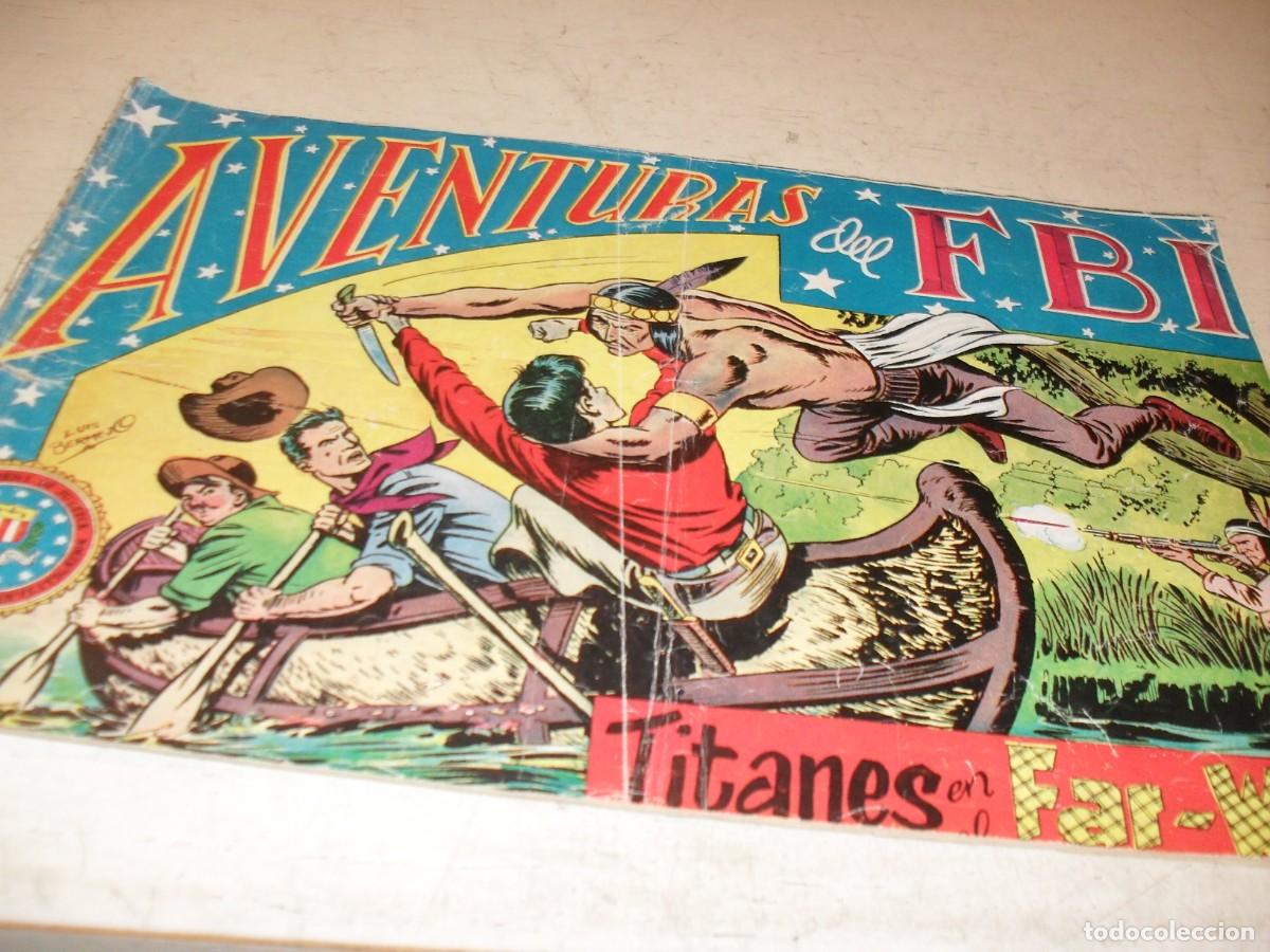 Tebeos: (ORIGINAL),AVENTURAS DEL FBI N&ordm; 20,TITANES EN EL FAR-WESTL,ROLLAN,1951
