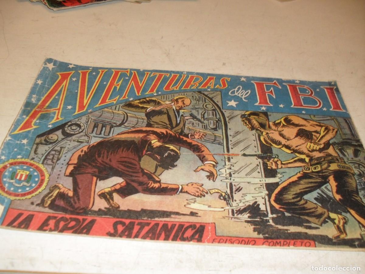 Tebeos: (ORIGINAL),AVENTURAS DEL FBI N&ordm; 10,PRIMEROS N&ordm;,LA ESPIA SATANICA,ROLLAN,1951
