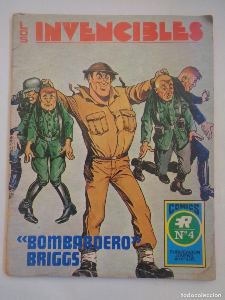 Tebeos: LOS INVENCIBLES , N&ordm; 4 : &uml; BOMBARDERO &uml; BRIGGS . DE COMICS ER , EDITORIAL ROLLAN , 1973