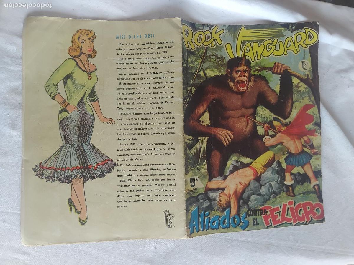 Livros de Banda Desenhada: ROCK VANGUARD N&ordm; 2. ALIADOS CONTRA EL PELIGRO. ROLLAN 1958.