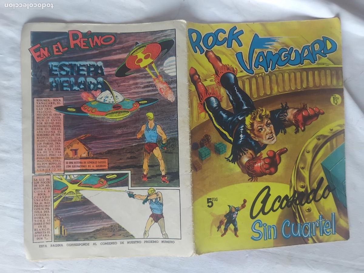 Livros de Banda Desenhada: ROCK VANGUARD N&ordm; 6. ACOSADO SIN CUARTEL. ROLLAN 1958.