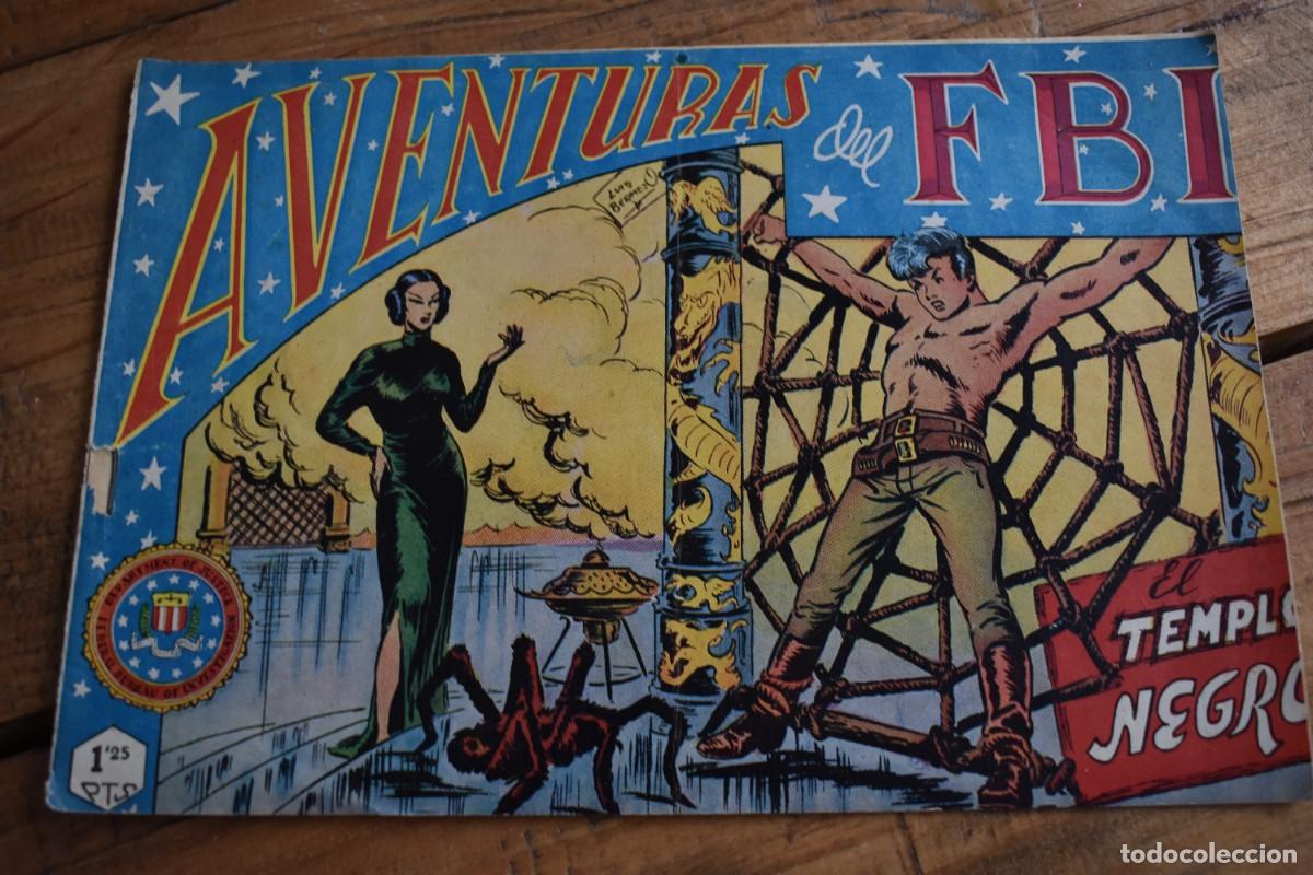 Livros de Banda Desenhada: AVENTURAS DEL FBI N&ordm; 25. EL TEMPLO NEGRO . EDITORIAL ROLLAN, A&Ntilde;OS 50. ORIGINAL
