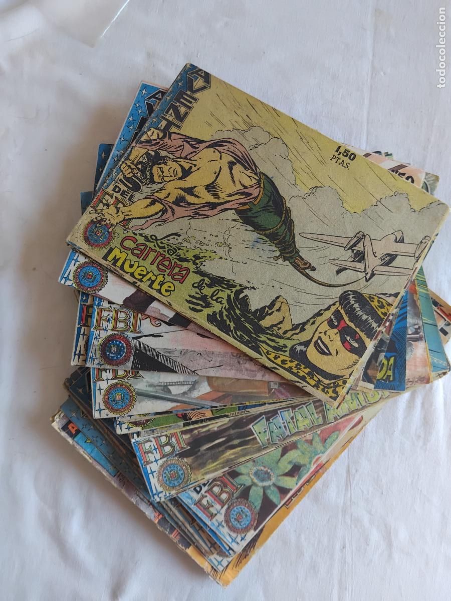 Tebeos: AVENTURAS DEL F.B.I. 39 NUMEROS ORIGINALES. EDITORIAL ROLLAN.