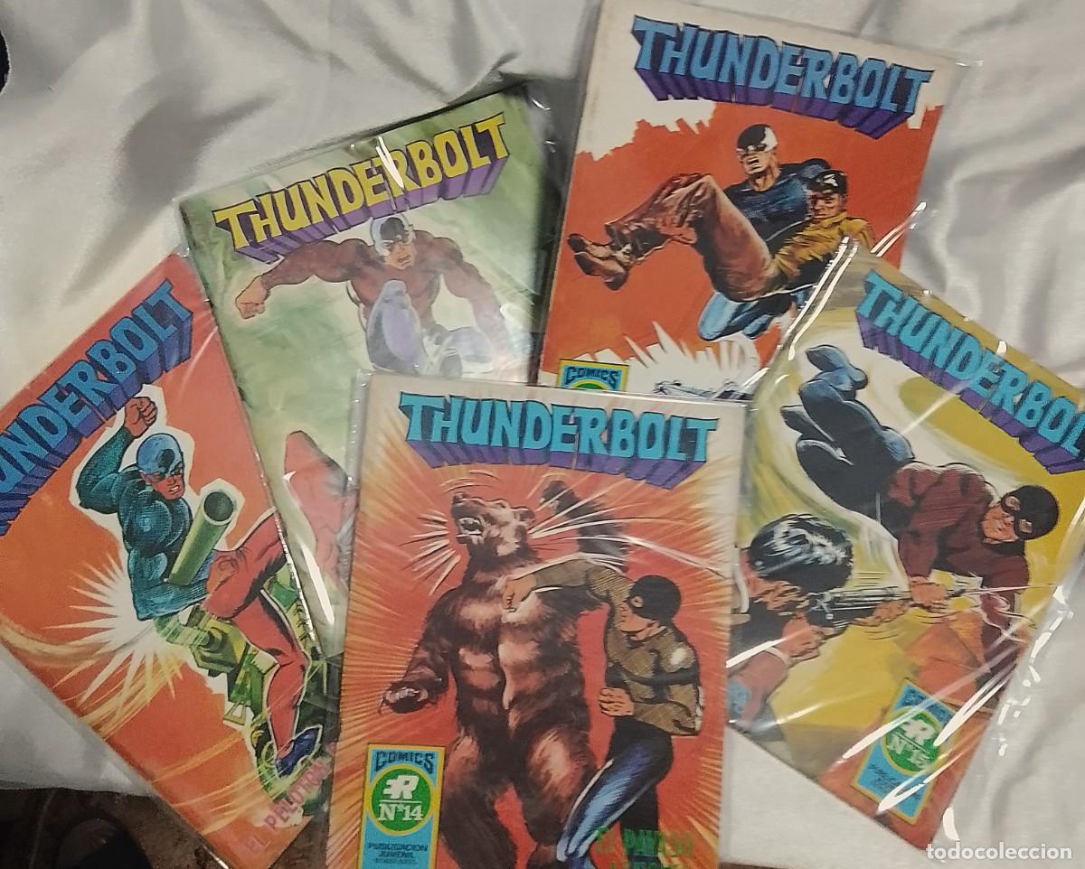 Tebeos: THUNDERBOLT COLECCION COMPLETA 5 EJEMPLARES-ROLLAN-MUY BIEN-LEER DESCRIP GASTOS Y VER FOTOS