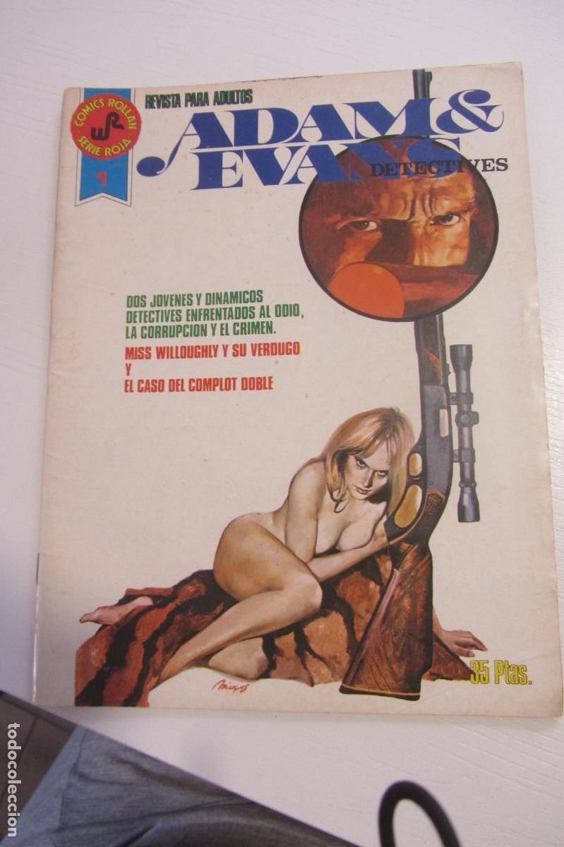 Tebeos: ADAMS & EVANS DETECTIVES SERIE ROJA. A&Ntilde;O 1, N&ordm; 4 . COMICS ROLLAN ARX378