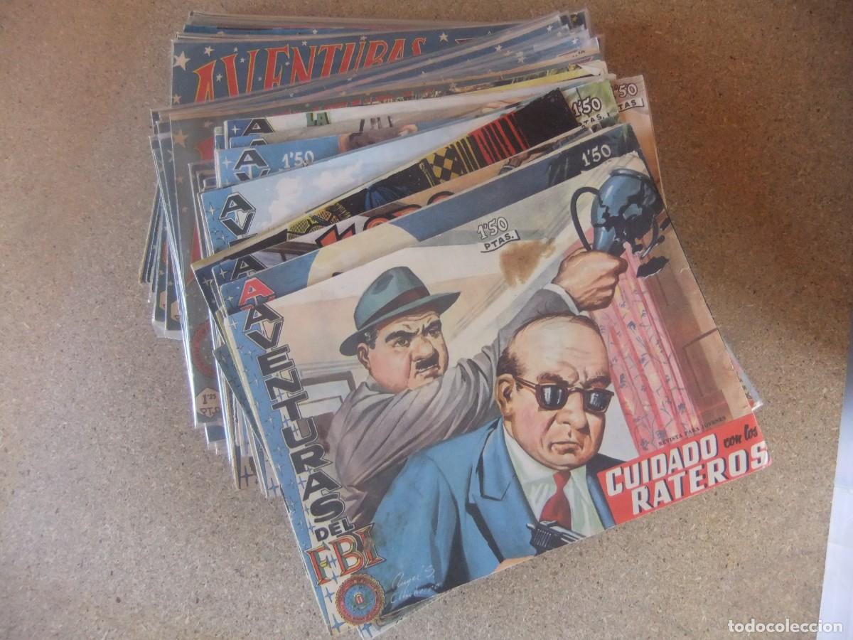 Tebeos: AVENTURAS DEL FBI LOTE DE 68 NUMEROS ORIGINALES EDITORIAL ROLLAN