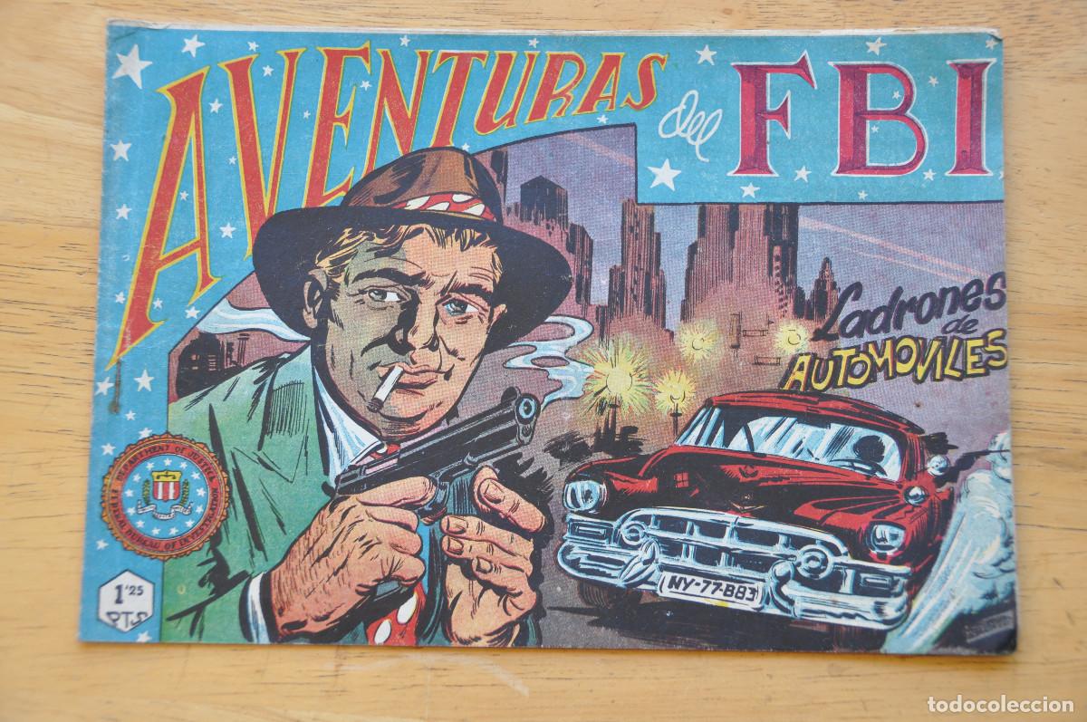 Tebeos: COMIC - AVENTURAS DEL FBI N&ordm;54 - LADRONES DE AUTOM&Oacute;VILES - EDITORIAL ROLL&Aacute;N