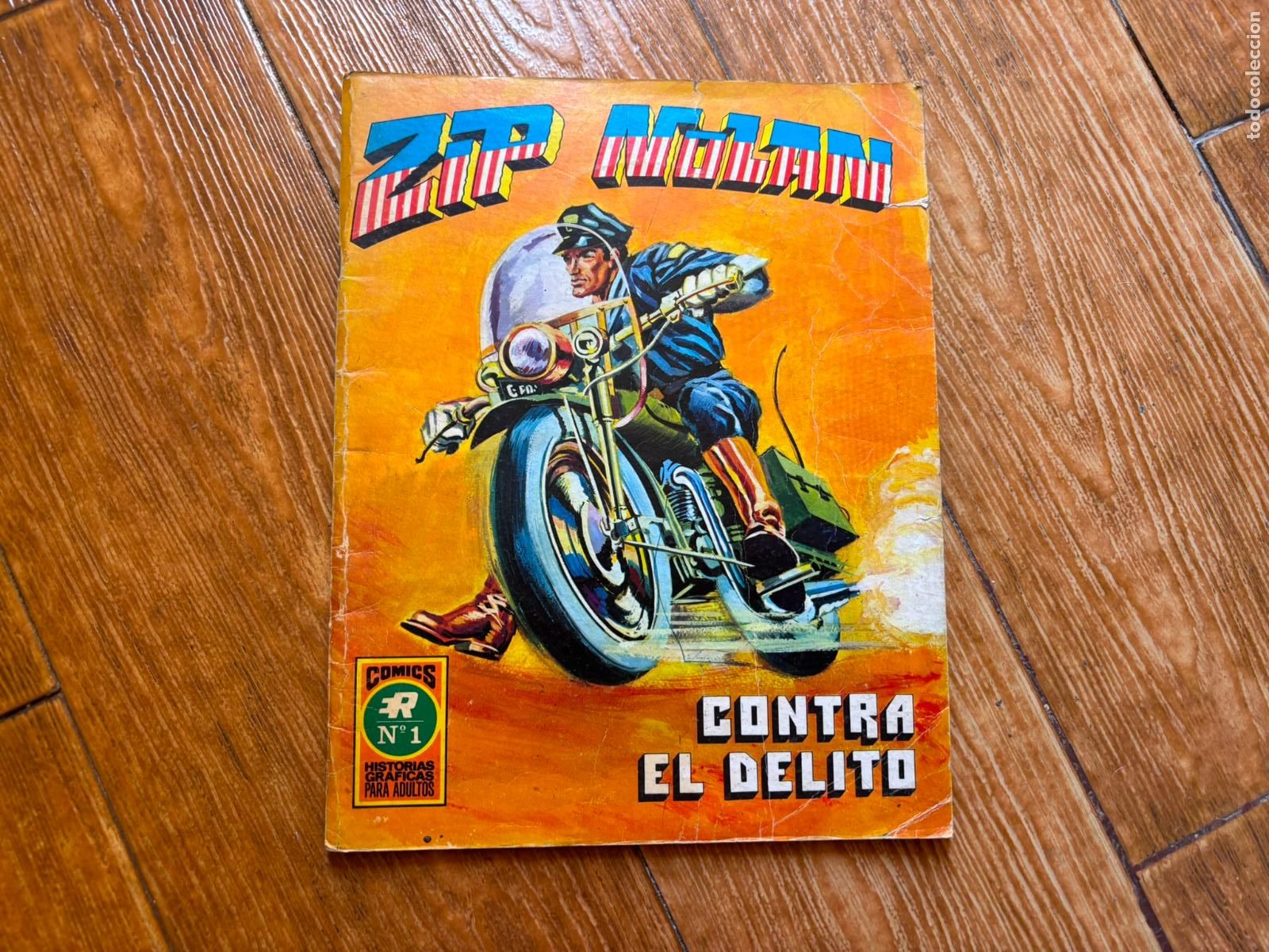 Tebeos: ZIP NOLAN N&ordm; 1 - CONTRA EL DELITO EDITORIAL ROLLAN - 1973 - Foto 1