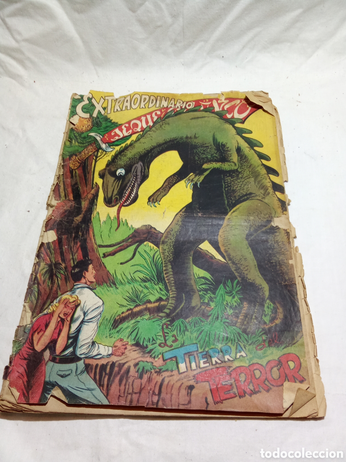 Tebeos: EXTRAORDINARIO JEQUE BLANCO, LA TIERRA DEL TERROR EDITORIAL ROLLAN ORIGINAL