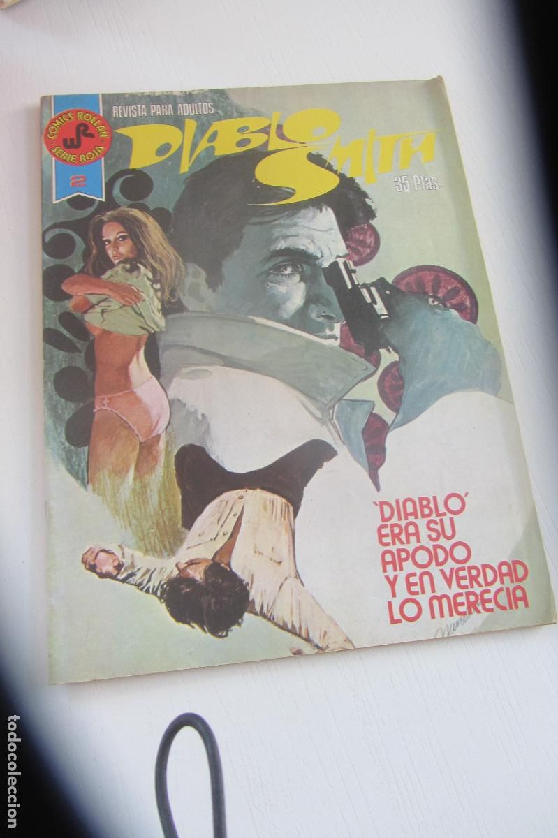 Tebeos: DIABLO SMITH. N&ordm; 2. Diablo era su apodo y en verdad lo merecia. Comics Rollan Serie Roja. ARX63