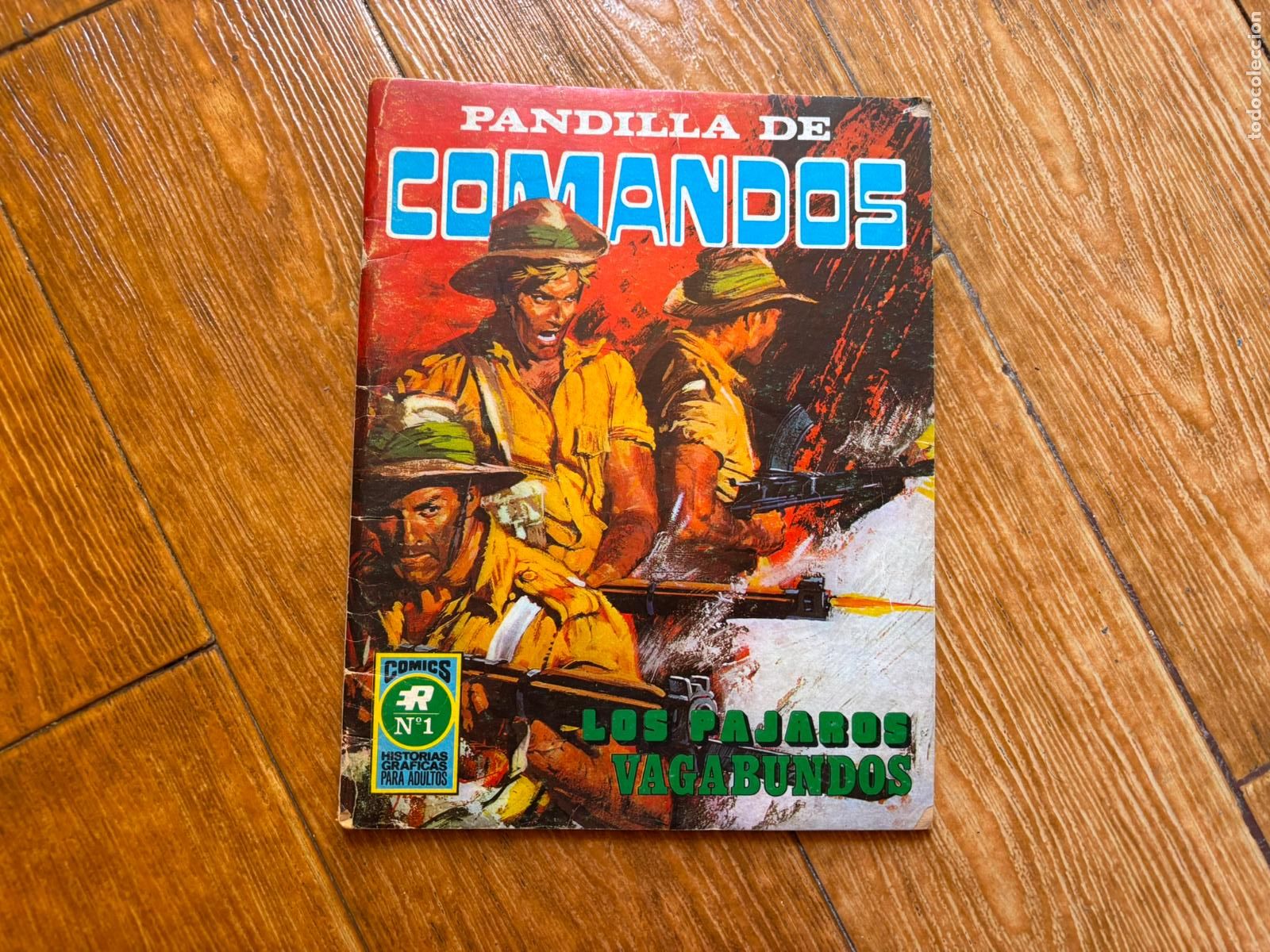 Tebeos: PANDILLA DE COMANDOS N&ordm; 1 EDITORIAL ROLLAN 1973