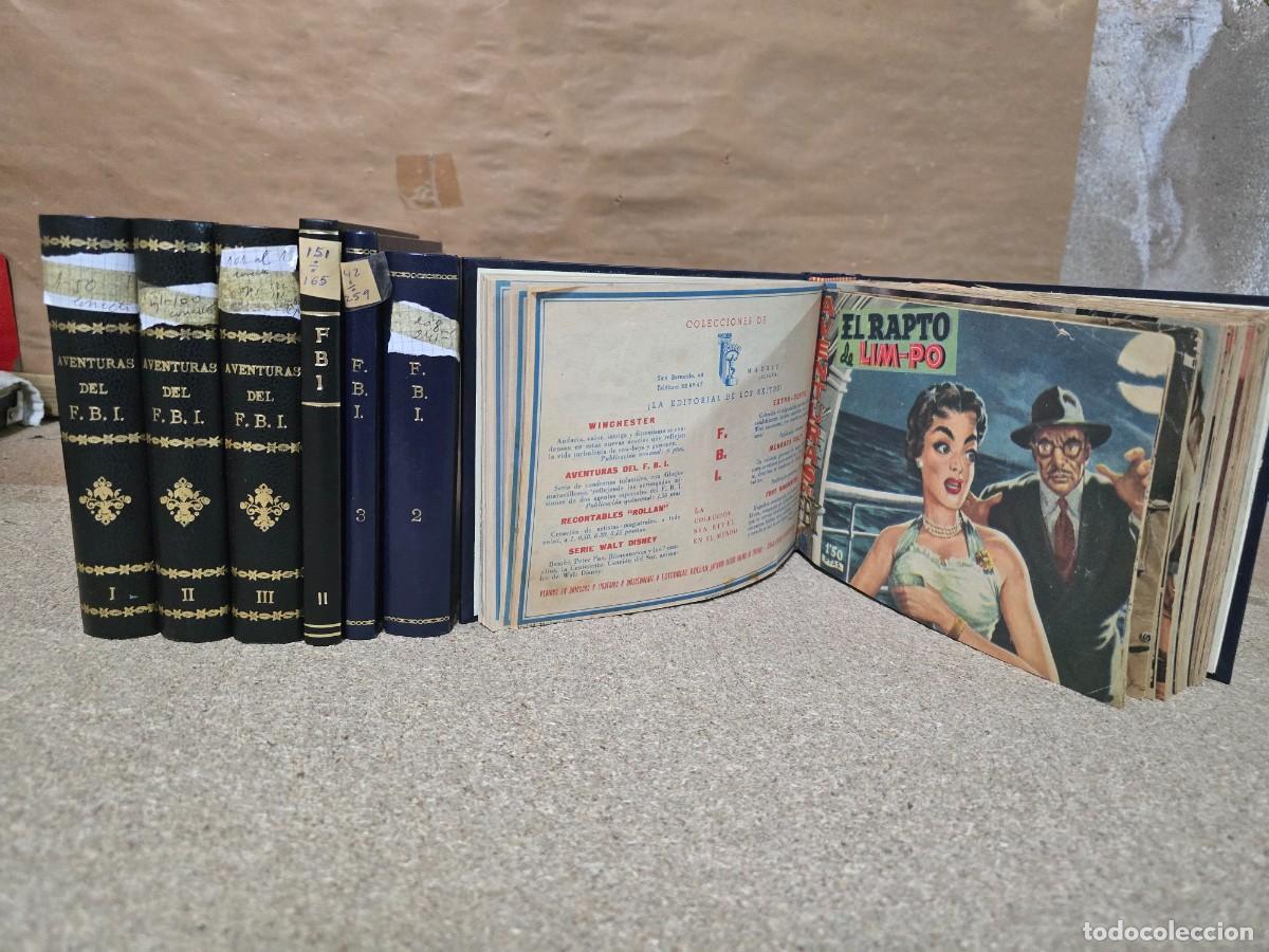 Tebeos: Aventuras del FBI.Completa 252 Tebeos.encuadernados 7 Tomos.Rollan.ORIGINAL EPOCA