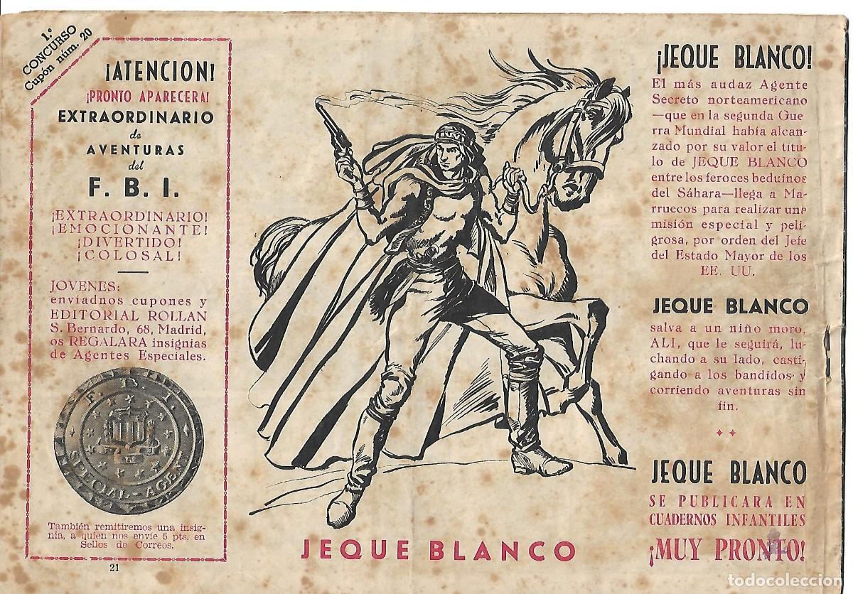 Tebeos: AVENTURAS DEL FBI - ORIGINAL NUMERO 21 - Foto 2