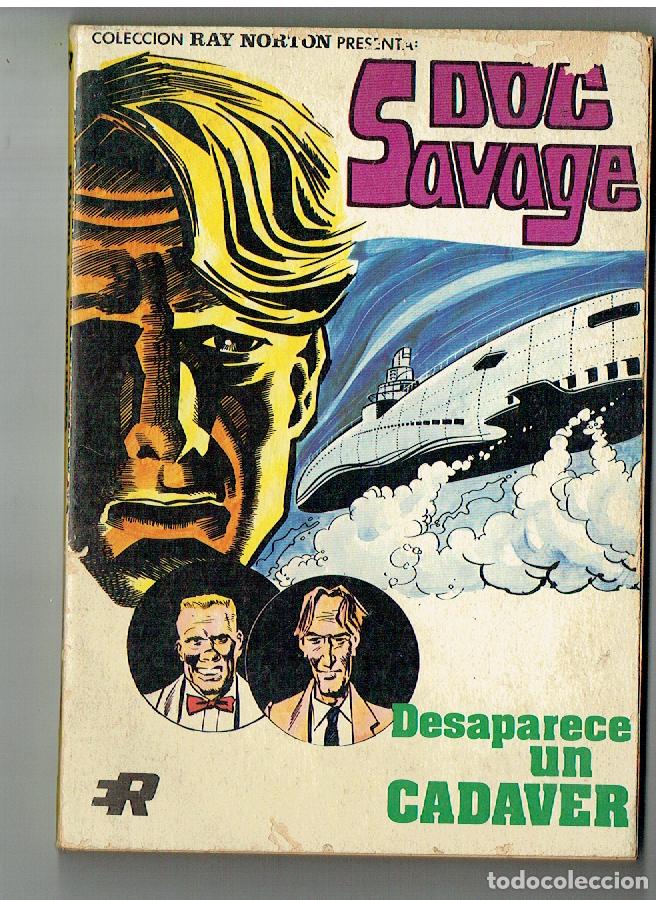 Tebeos: RAY NORTON, PRESENTA: DOC SAVAGE. N&ordm; 1. DESAPARECE UN CADAVER. ROLLAN, 1974. (B55.3 RUM)