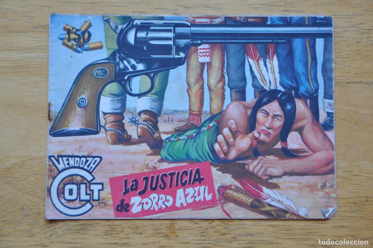 Tebeos: COMIC - MENDOZA COLT N&ordm;26 - LA JUSTICIA DE ZORRO AZUL - EDITORIAL ROLL&Aacute;N