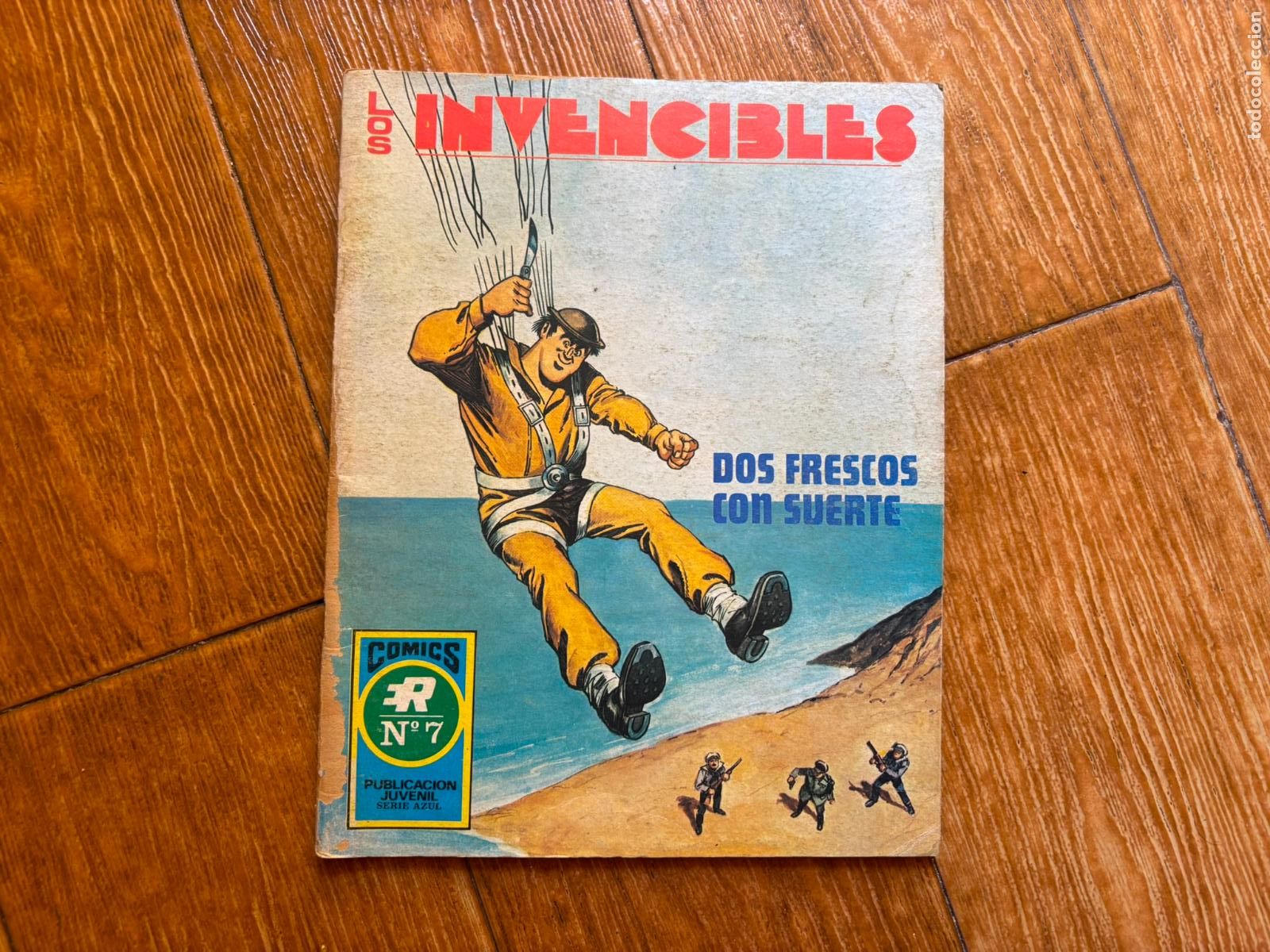 Tebeos: LOS INVENCIBLES SERIE AZUL N&ordm; 7 EDITORIAL ROLLAN 1973