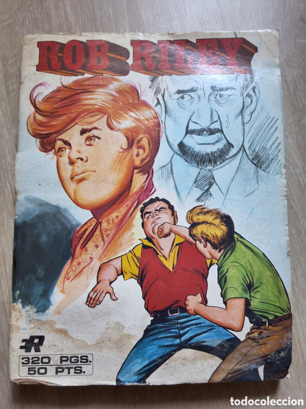 Tebeos: Rob riley comic tomo recordatorio 15 serie roja n&uacute;meros 6 7 8 9 10 a&ntilde;o 1973 edita rollan