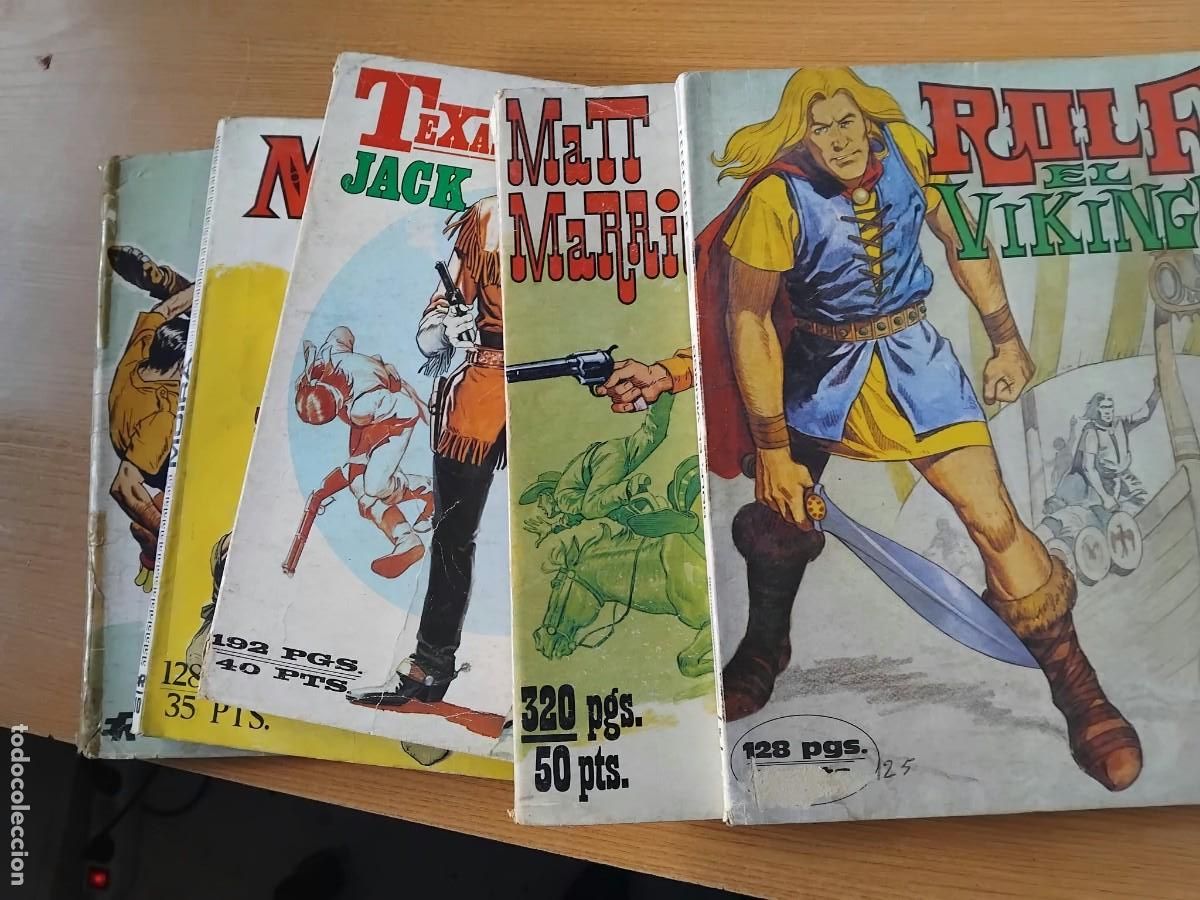 Comics: TOMOS ROLLAN. LOTE DE 5 TOMOS. VER DESCRIPCION. (RF.MA c/20)
