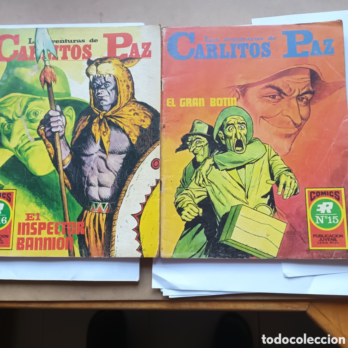 Tebeos: Las aventuras de Carlitos Paz n&uacute;m,15-16Edi.Rollan