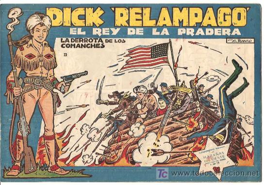 Tebeos: DICK RELAMPAGO 23, ESCELENTE ESTADO, DIFICIL - Foto 1
