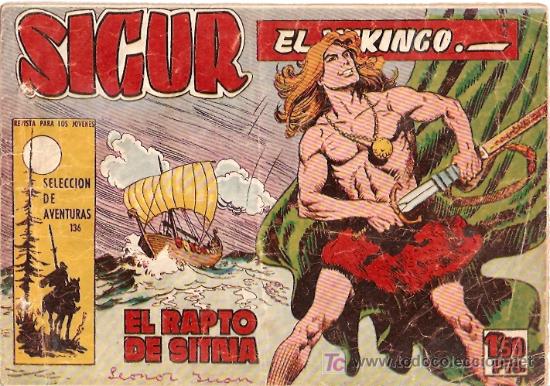 Tebeos: SIGUR EL VIKINGO N&ordm; 7. ORIGINAL. EDITORIAL TORAY. - Foto 1