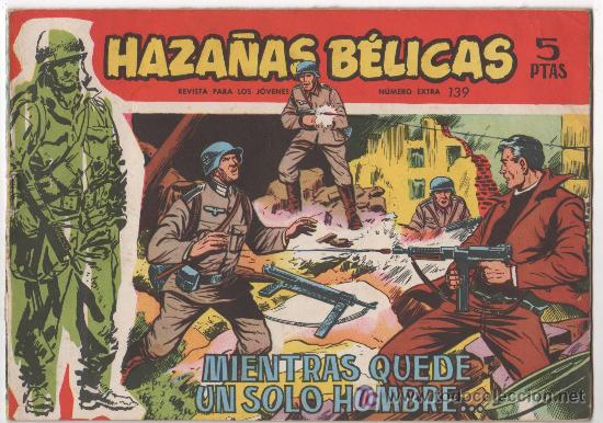 Tebeos: HAZA&Ntilde;AS BELICAS ROJA N&ordm;  139 - Foto 1