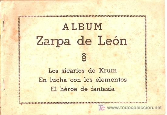 Tebeos: ZARPA DE LEON ALBUM. ORIGINAL. EDICIONES TORAY. - Foto 1