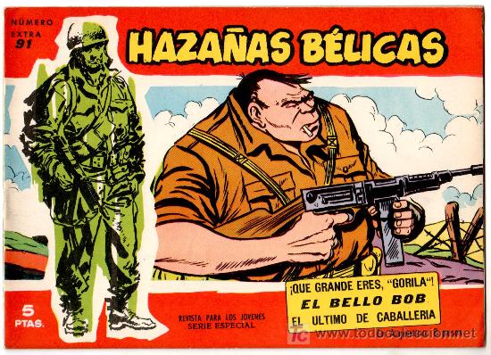 Tebeos: HAZA&Ntilde;AS BELICAS ROJO GORILA N&ordm; 91 NUEVO - Foto 1
