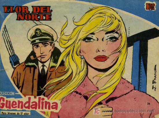Tebeos: Colecci&oacute;n Guendalina  -  Flor del norte, n&ordm; 34 - Foto 1