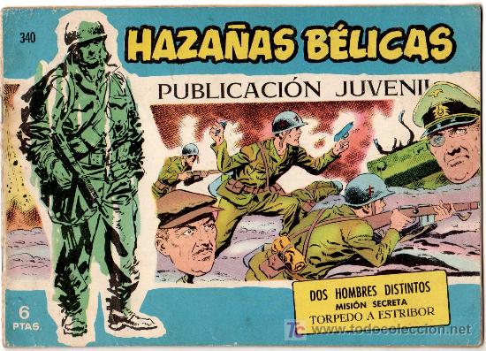 Tebeos: HAZA&Ntilde;AS BELICAS EXTRA AZUL N&ordm; 340 - Foto 1