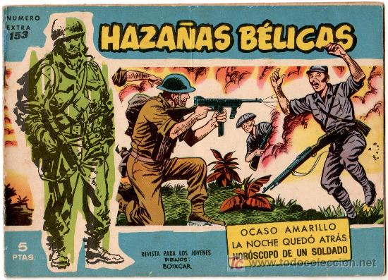 Tebeos: HAZA&Ntilde;AS BELICAS EXTRA AZUL N&ordm; 153 - Foto 1