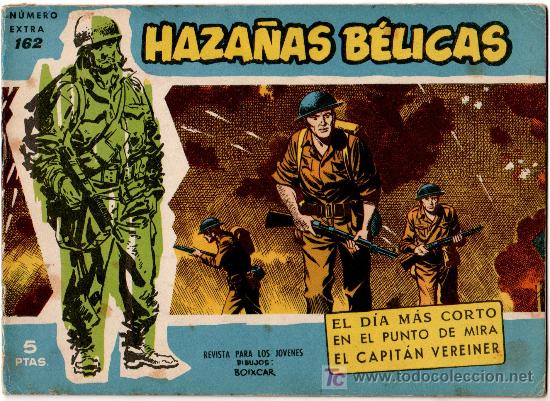Tebeos: HAZA&Ntilde;AS BELICAS EXTRA AZUL N&ordm; 162 - Foto 1