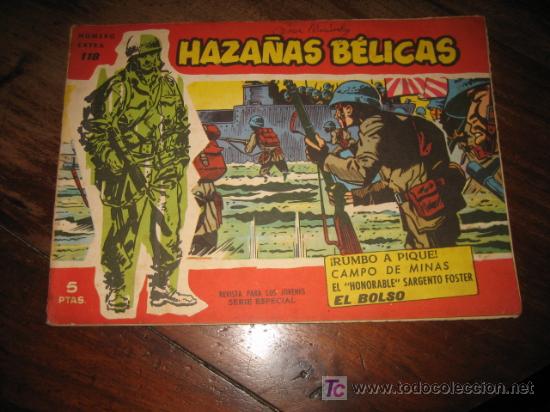 Tebeos: HAZA&Ntilde;AS BELICAS    NUMERO EXTRA 118 - Foto 1