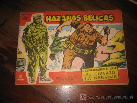 Tebeos: HAZA&Ntilde;AS BELICAS    NUMERO EXTRA 106 - Foto 1