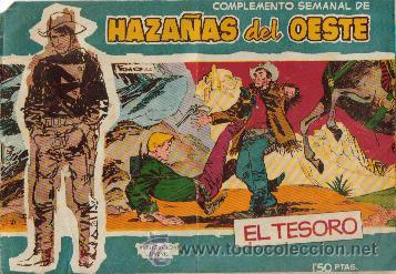 Tebeos: HAZA&Ntilde;AS DEL OESTE AZUL (TORAY ) ORIGINAL 1960.LOTE - Foto 2