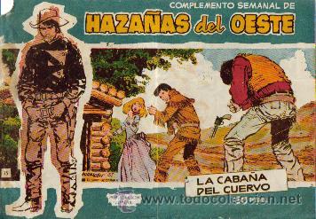 Tebeos: HAZA&Ntilde;AS DEL OESTE AZUL (TORAY ) ORIGINAL 1960.LOTE - Foto 4