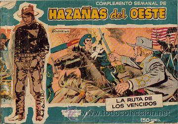 Tebeos: HAZA&Ntilde;AS DEL OESTE AZUL (TORAY ) ORIGINAL 1960.LOTE - Foto 5